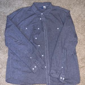 Divided XL Long Sleeve Button Down